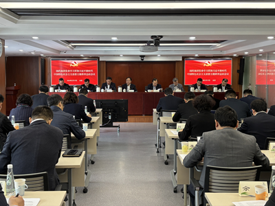 人生就是博集团党委召开学习贯彻席大大新时代中国特色社会主义思想主题教育总结会议